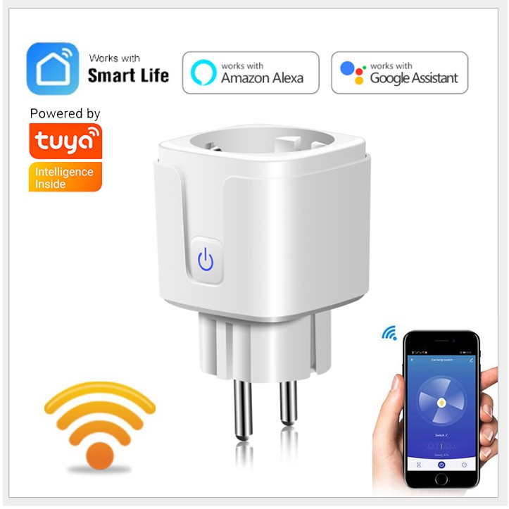Ổ cắm điện thông minh wifi chuẩn EU